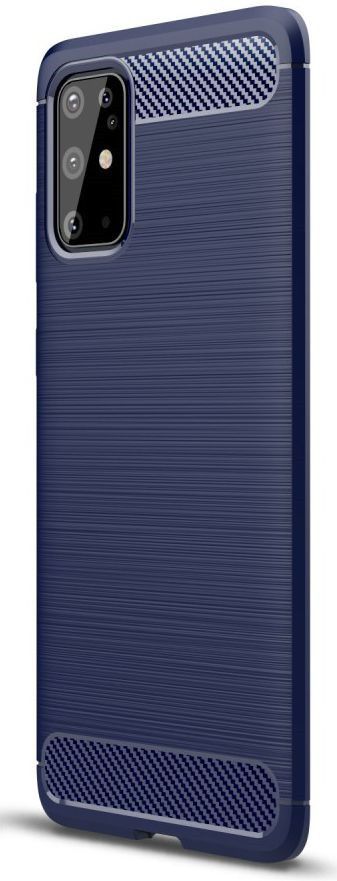 Samsung Galaxy S20 Plus Hoesje Geborsteld TPU Blauw afbeelding 1