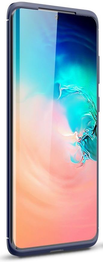 Samsung Galaxy S20 Plus Hoesje Geborsteld TPU Blauw afbeelding 4