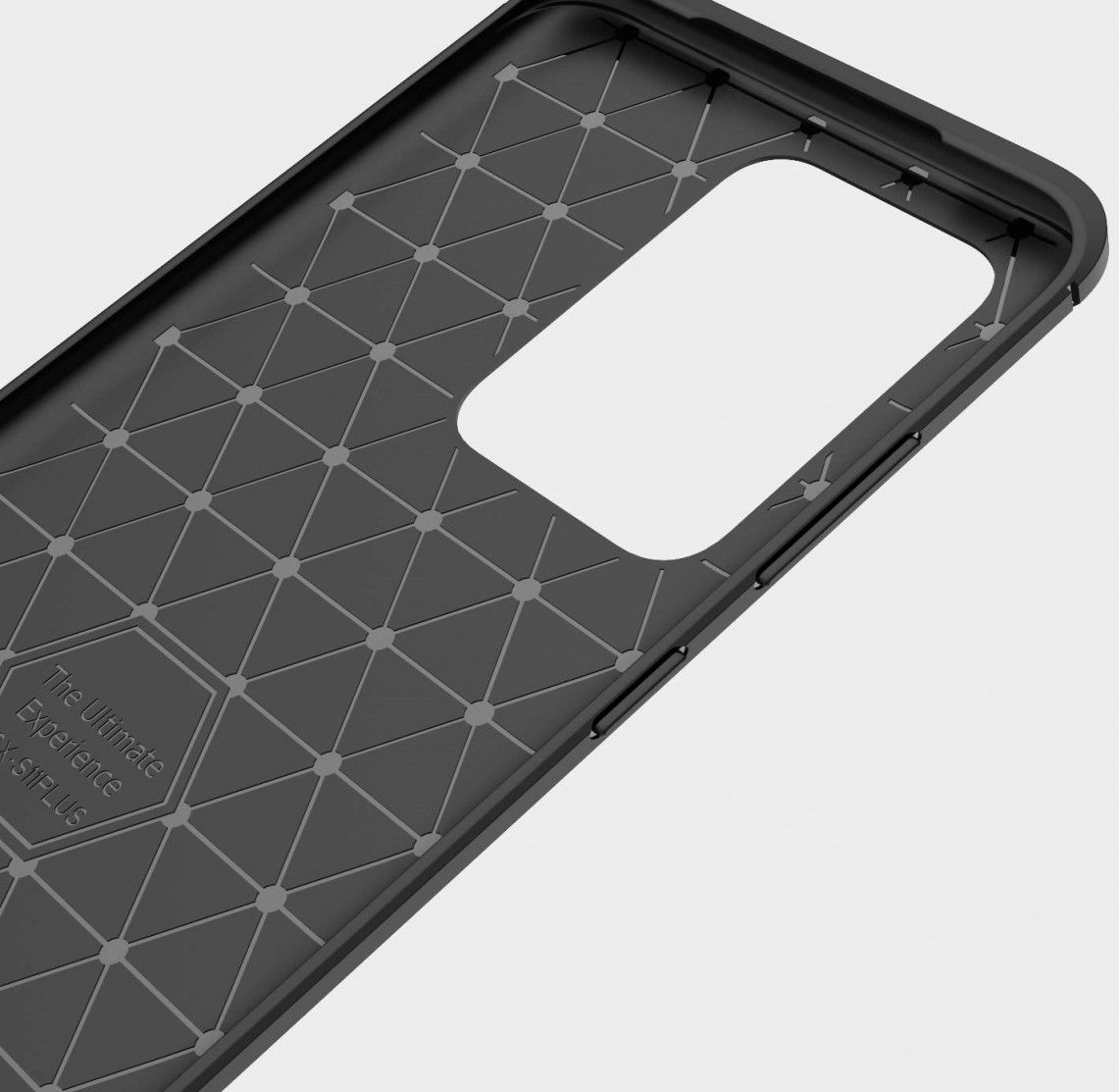 Samsung Galaxy S20 Ultra Geborsteld TPU Hoesje Zwart afbeelding 6
