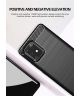 Samsung Galaxy S10 Lite Geborsteld TPU Hoesje Zwart