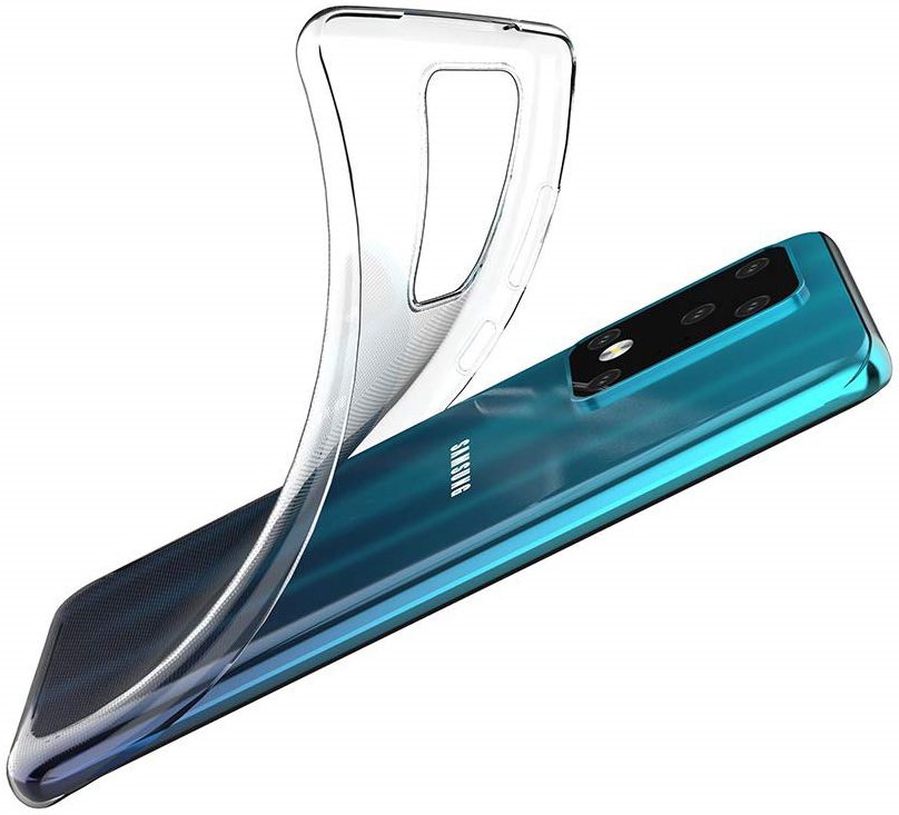 Samsung Galaxy S20 Ultra Hoesje Dun TPU Transparant afbeelding 4