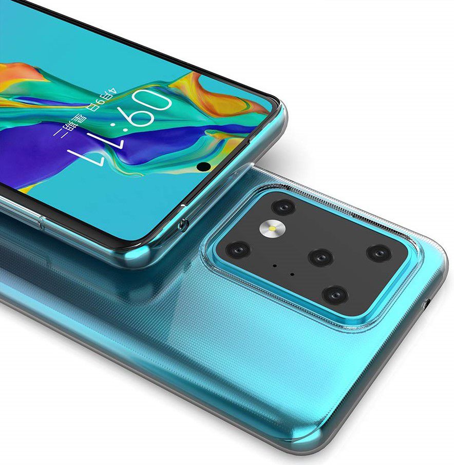 Samsung Galaxy S20 Ultra Hoesje Dun TPU Transparant afbeelding 5