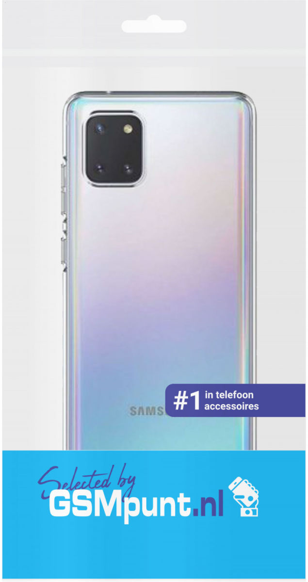 Samsung Galaxy Note 10 Lite Hoesje Dun TPU Transparant afbeelding 3