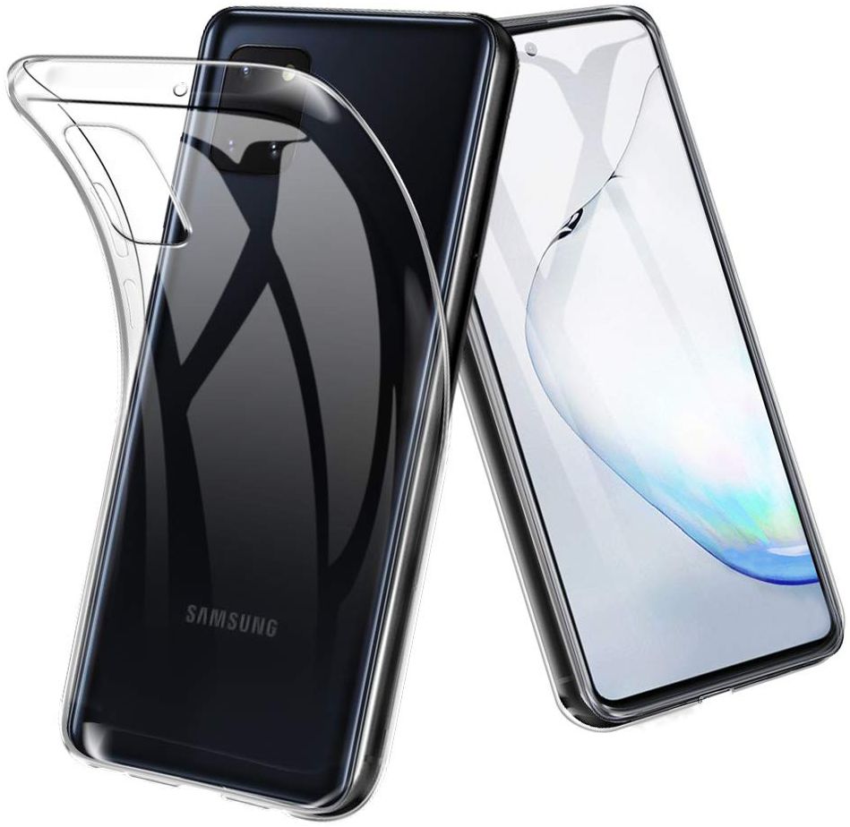 Samsung Galaxy 10 Lite Hoesje Dun TPU Transparant | GSMpunt.nl