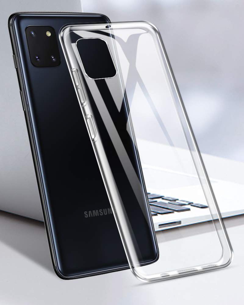 Samsung Galaxy Note 10 Lite Hoesje Dun TPU Transparant afbeelding 2