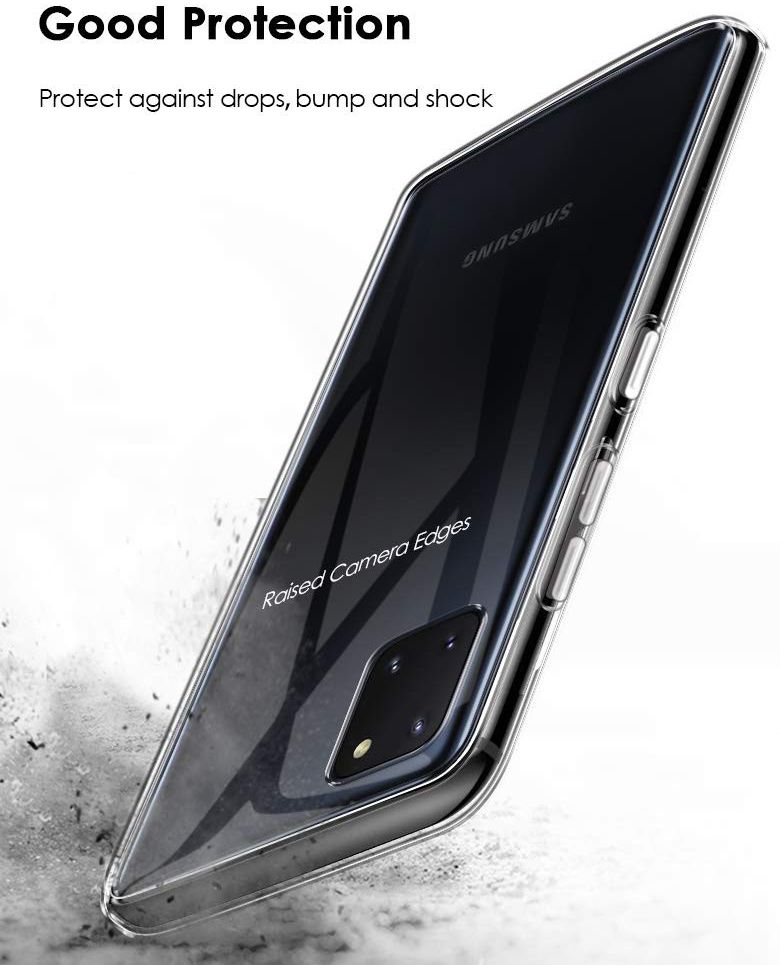 Samsung Galaxy Note 10 Lite Hoesje Dun TPU Transparant afbeelding 4
