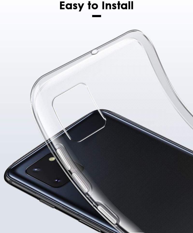 Samsung Galaxy Note 10 Lite Hoesje Dun TPU Transparant afbeelding 5