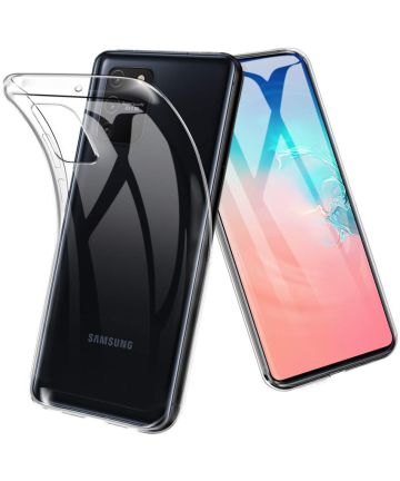 Samsung Galaxy S10 Lite Hoesje Dun TPU Transparant Hoesjes