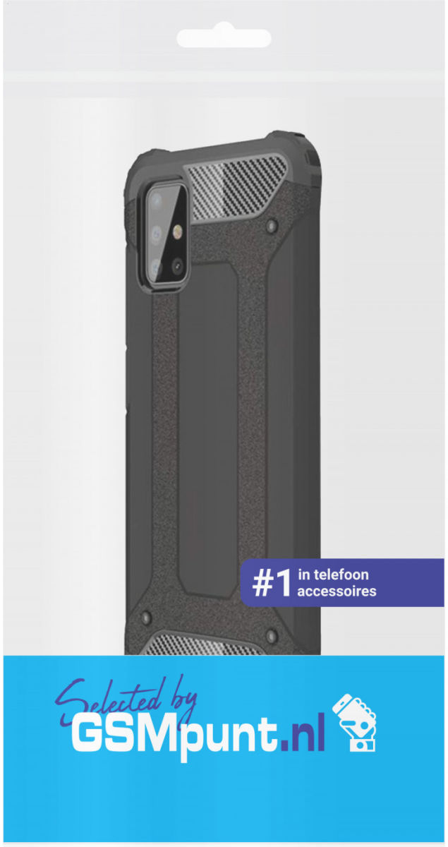 Samsung Galaxy S20 Shock Proof Hoesje Hybride Backcover Zwart afbeelding 4