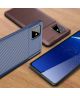 Samsung Galaxy Note 10 Lite Siliconen Carbon Hoesje Zwart