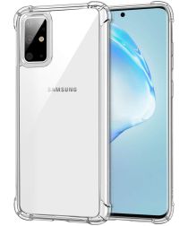 Samsung Galaxy S20 Plus Hoesje Schokbestendig Transparant