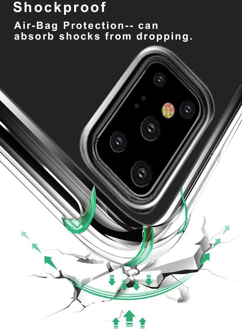 Samsung Galaxy S20 Ultra Hoesje Schokbestendig Transparant afbeelding 5