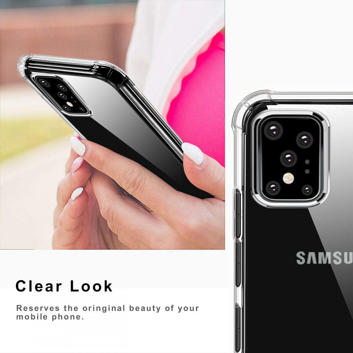 Samsung Galaxy S20 Ultra Hoesje Schokbestendig Transparant afbeelding 8