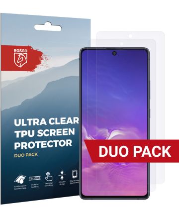 Rosso Samsung Galaxy S10 Lite Ultra Clear Screen Protector Duo Pack Screen Protectors