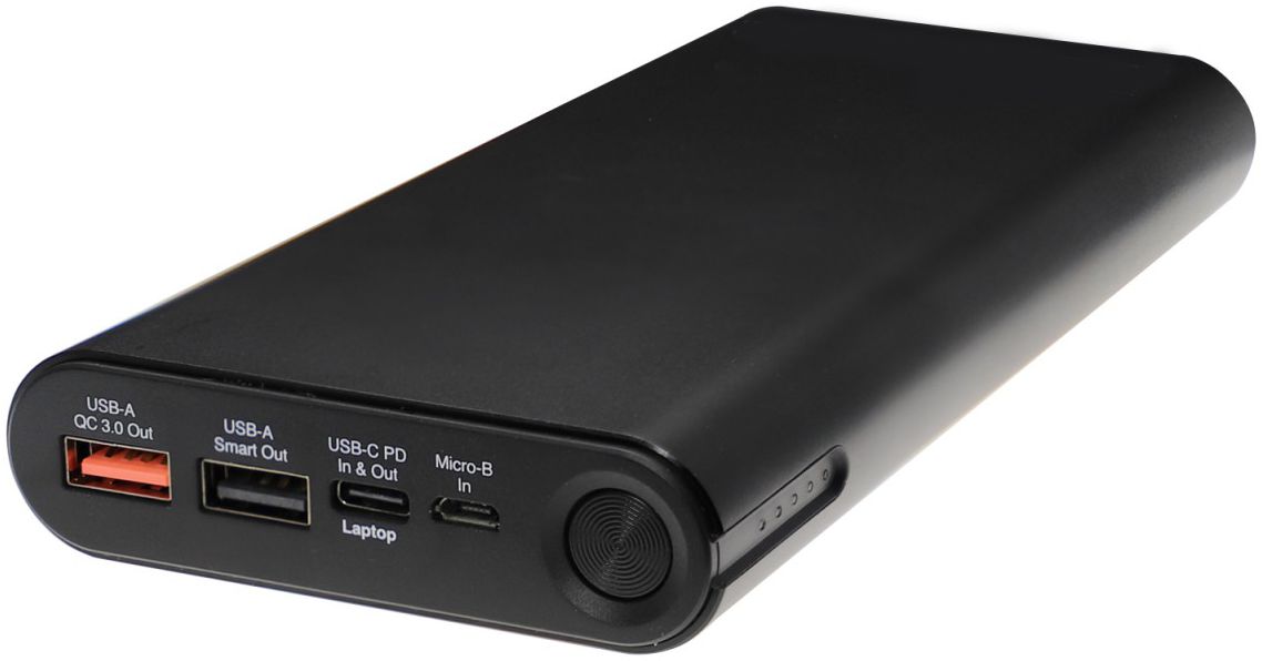 4smarts VoltHub Enterprise PD Fast Charge Powerbank 20.000 mAh Zwart afbeelding 1