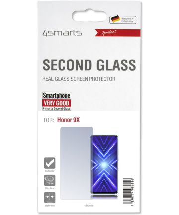 4smarts Second Glass Honor 9X Tempered Glass Screen Protector Screen Protectors