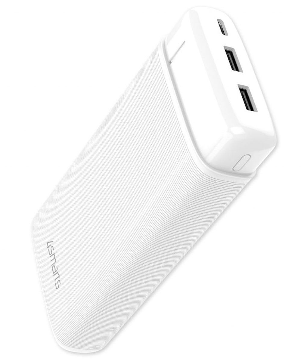 4smarts VoltHub Go2 Powerbank met USB-A en USB-C 20.000 mAh Wit afbeelding 1