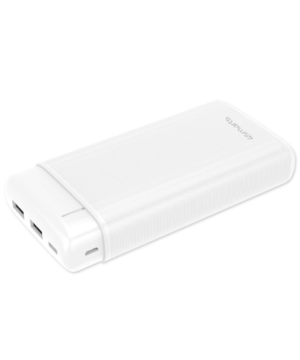 4smarts VoltHub Go2 Powerbank met USB-A en USB-C 20.000 mAh Wit afbeelding 3