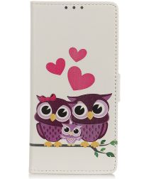 Samsung Galaxy A51 Book Case Hoesje Wallet met Print Loving Owls