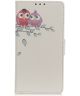 Samsung Galaxy A71 Hoesje Portemonnee met Print Cute Owls