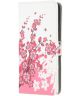 Samsung Galaxy A71 Hoesje Portemonnee met Bloesem Print