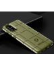 Samsung Galaxy A71 Hoesje Rugged Shield Groen