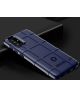 Samsung Galaxy A71 Hoesje Rugged Shield Blauw
