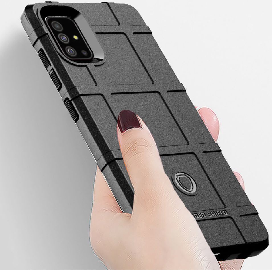 Samsung Galaxy A71 Hoesje Rugged Shield Blauw afbeelding 3