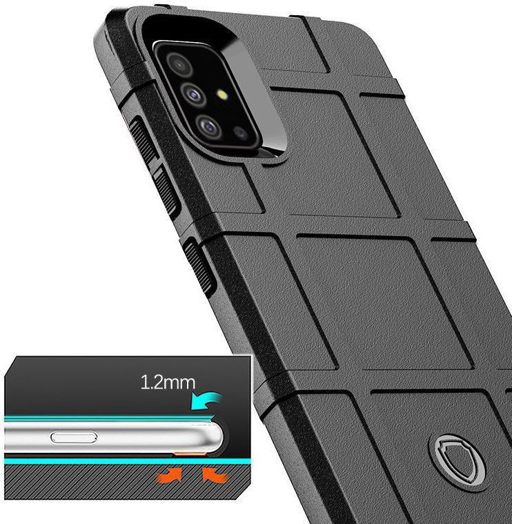 Samsung Galaxy A51 Hoesje Shock Proof Rugged Shield Blauw afbeelding 4