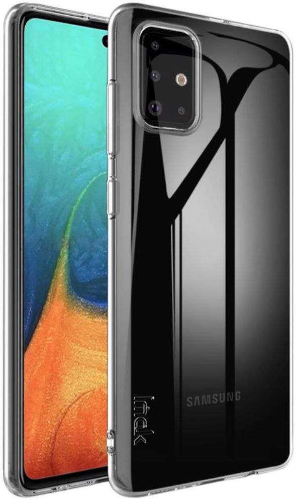 IMAK UX-5 Series Samsung Galaxy A71 Hoesje Flexibel TPU Transparant afbeelding 1