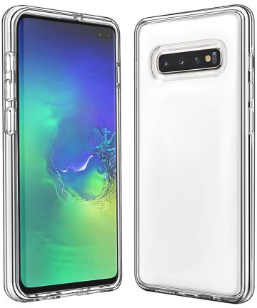 Samsung Galaxy S10 Plus Hybride Back Cover Transparant Hoesjes