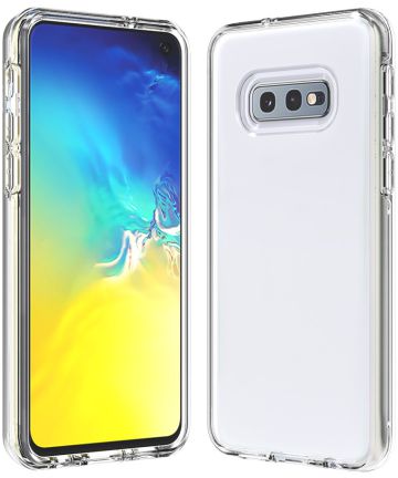 Samsung Galaxy S10e Hybride Back Cover Transparant Hoesjes