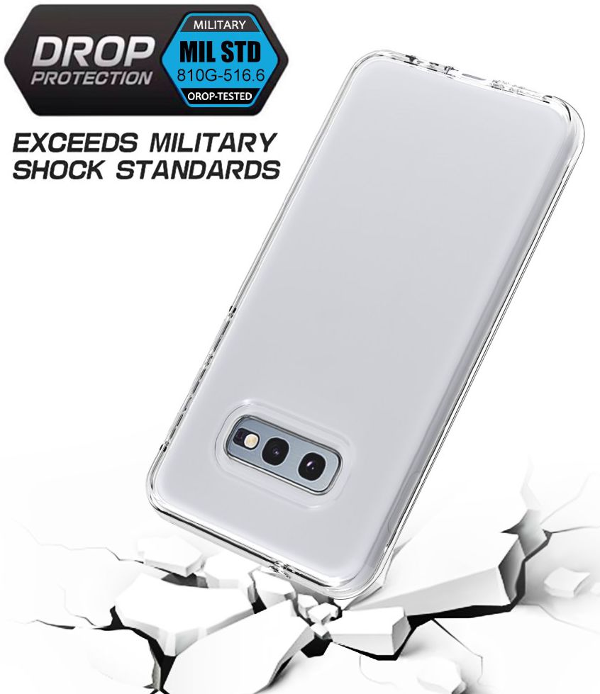 Samsung Galaxy S10e Hybride Back Cover Transparant afbeelding 4