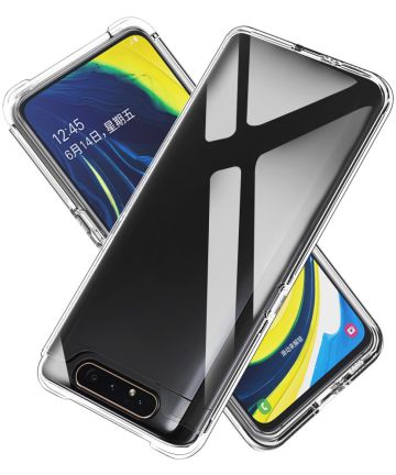 Samsung Galaxy A80 Hybride Back Cover Transparant Hoesjes