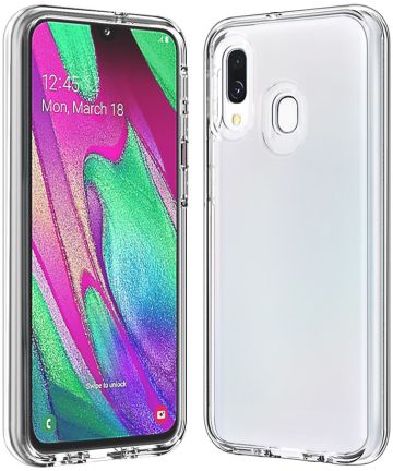 Samsung Galaxy A40 Hybride Back Cover Transparant Hoesjes