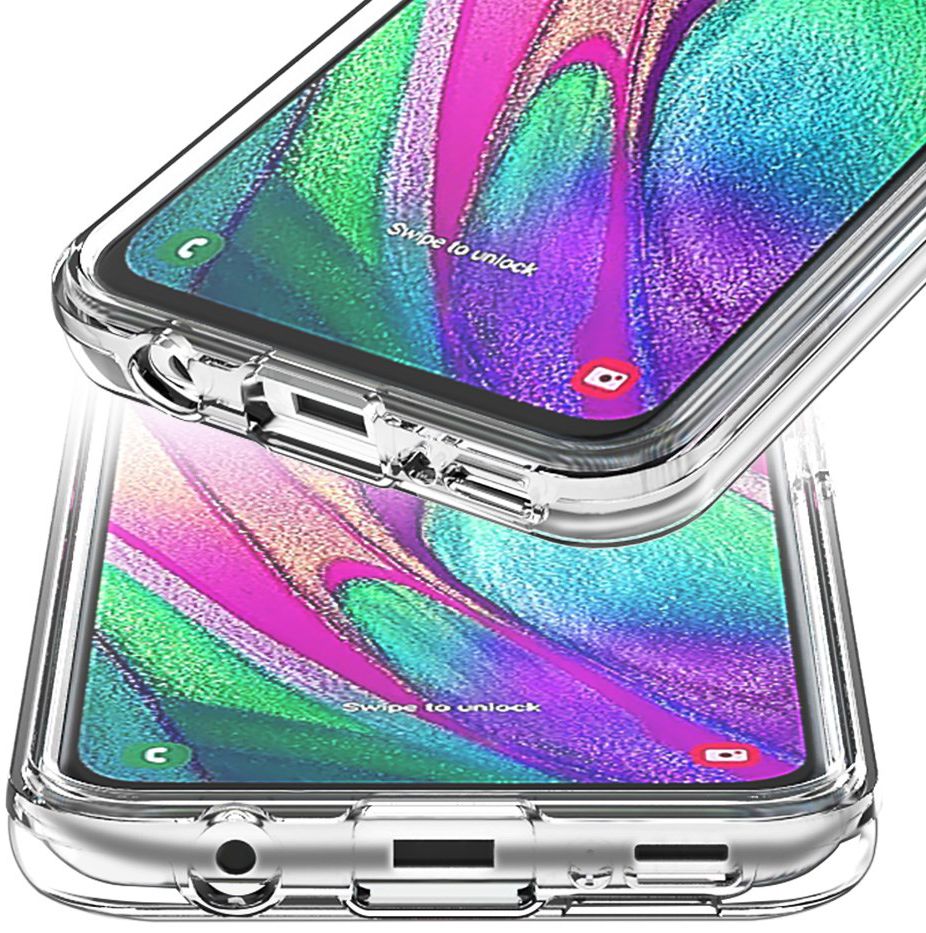 Samsung Galaxy A40 Hybride Back Cover Transparant afbeelding 4