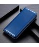 Samsung Galaxy S10 Lite Hoesje Portemonnee Split Leer Blauw