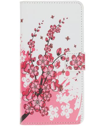 Huawei Honor 20 / Nova 5T Portemonnee Print Hoesje Plum Blossom Hoesjes