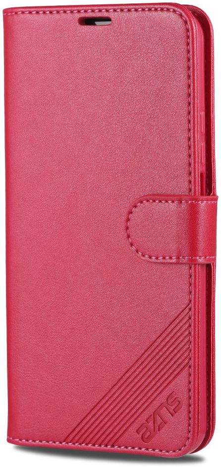 AZNS Huawei Honor 20S / Honor 20/nova 5T Portemonnee Stand Hoes Rood afbeelding 4