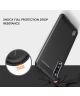 Xiaomi Mi 9 Lite Geborsteld TPU Hoesje Zwart