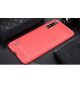 Xiaomi Mi 9 Lite Geborsteld TPU Hoesje Rood