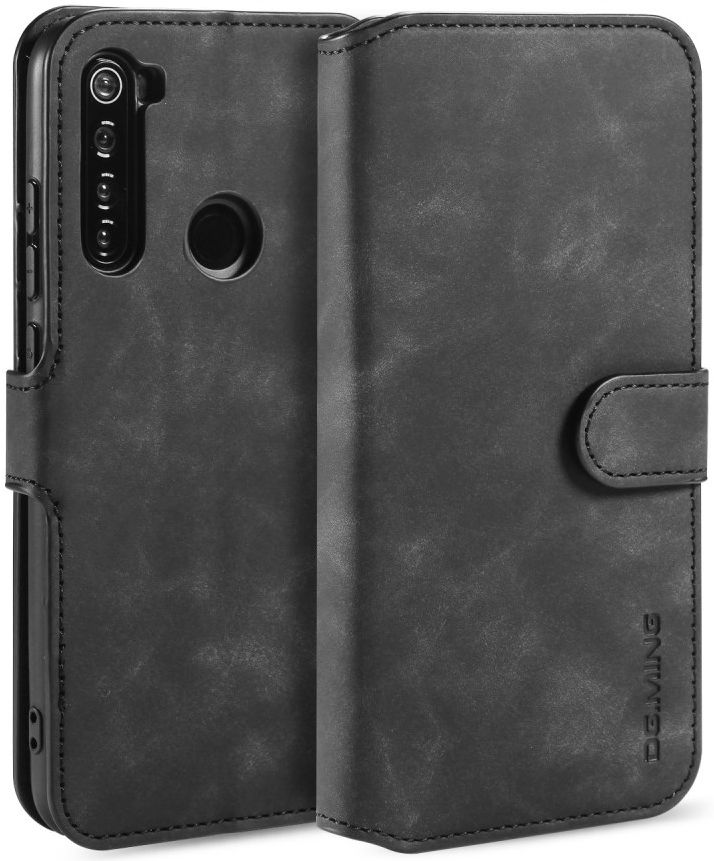 DG Ming Retro Portemonnee Xiaomi Redmi Note 8 Hoesje Zwart afbeelding 2