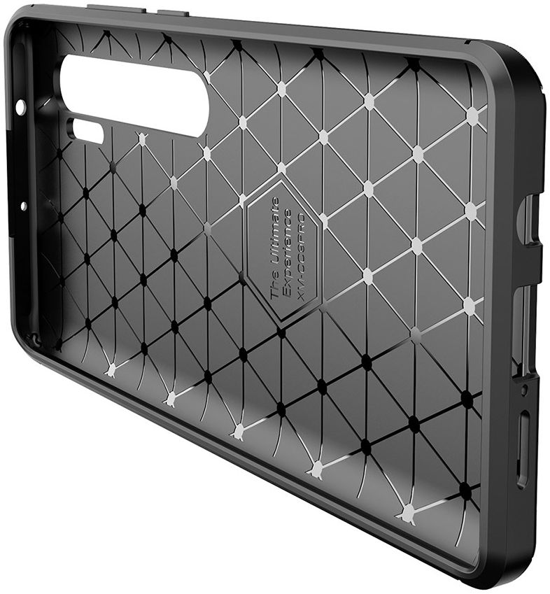 Xiaomi Mi Note 10 (Pro) Siliconen Carbon Hoesje Zwart afbeelding 7