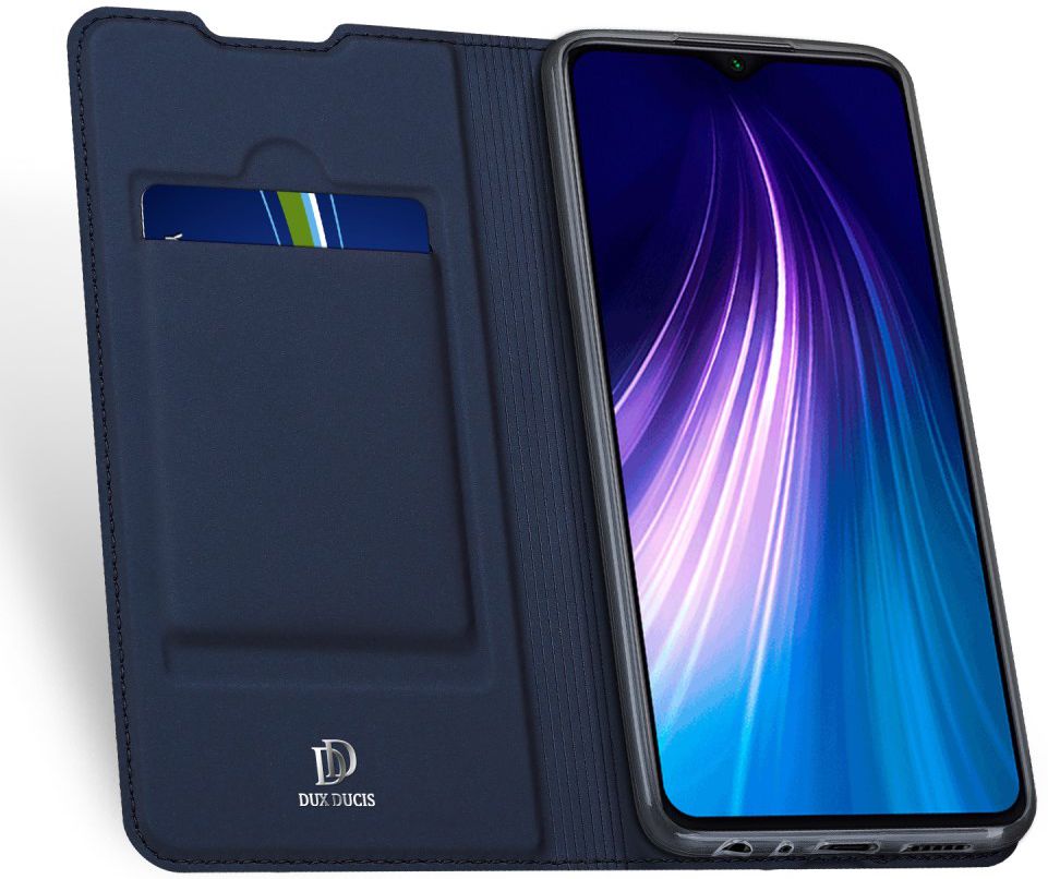Dux Ducis Xiaomi Redmi Note 8T Bookcase Hoesje Blauw afbeelding 2