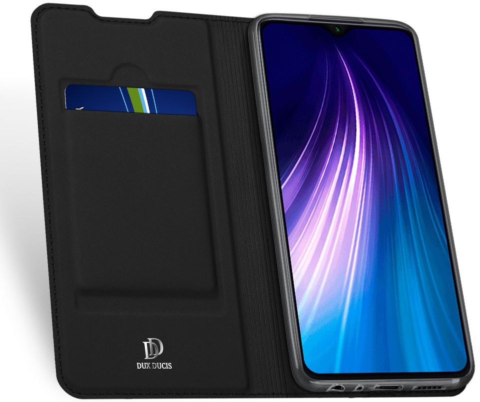 Dux Ducis Xiaomi Redmi Note 8T Bookcase Hoesje Zwart afbeelding 2