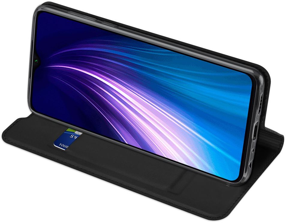 Dux Ducis Xiaomi Redmi Note 8T Bookcase Hoesje Zwart afbeelding 4