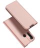 Dux Ducis Xiaomi Redmi Note 8T Bookcase Hoesje Roze Goud