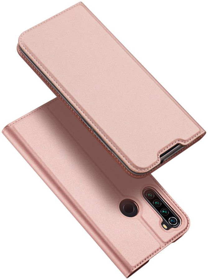Dux Ducis Xiaomi Redmi Note 8T Bookcase Hoesje Roze Goud afbeelding 5