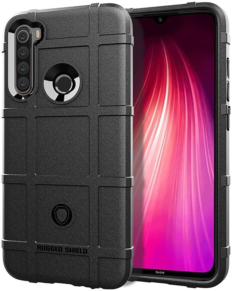 Xiaomi Redmi Note 8T Anti-Shock TPU Hoesje Zwart afbeelding 1