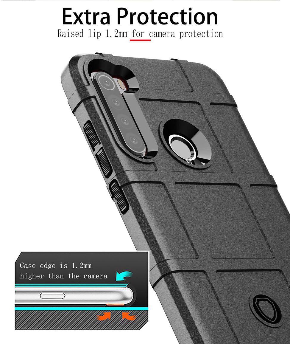 Xiaomi Redmi Note 8T Anti-Shock TPU Hoesje Zwart afbeelding 3